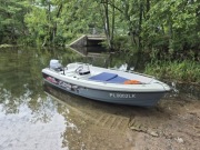 Łódka 430 + Honda 20 + przyczepa 