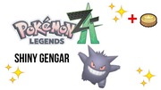 Pokemon Legends Z-A | Shiny Gengar + Gold Bottle Cap