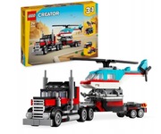 LEGO Creator Ciężarówka z platformą i helikopterem