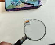 LUPA do znaczków Profesjonalna Fi 50 Szkło Rozkręcana