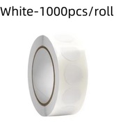 Białe zaklejki nalepki zalepki do tarcz strzeleckie 1000 szt rolka 13mm