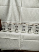 Szklanki 6 szt 60 lat krośnieńskich hut szkła