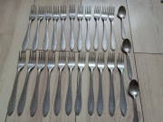 Sztućce Minal ZTP z PRL