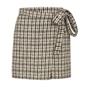 Kopertowa spódnica z podszewką **tweed**