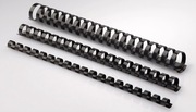 Grzbiety plastikowe do bindowania 100 sztuk 8 mm A4 CZARNE