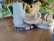 Podstawka, taca na stół plastry drewna 