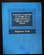 Grammaire Analytique Et Pratique Napoleon Orda