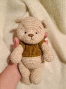 Miś amigurumi handmade – uroczy, ręcznie robiony z wełny alpaka & merino