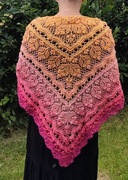 CHUSTA NA SZYDEŁKU AŻUROWA SZAL RĘKODZIEŁO POMYSŁ NA PREZENT 