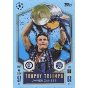 Match Attax 2024 2025 Javier Zanetti Trophy Triumph