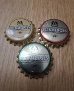 Zestaw kapsli od piwa dziewicze Łomża export