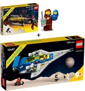 LEGO 10497 + 40580 + brązowy astronauta