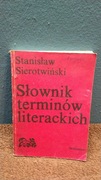 Stanisław Sierotwiński - Słownik terminów literackich