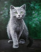 Obraz akrylowy Kot 25x30 cm