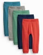 Najlepsze legginsy spodnie 5 pak dla szczupłych prążek TU 122 6-7