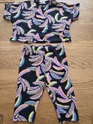 Komplet bananowy bluzka spodnie r.98 coccodrillo