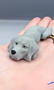 Brelok Wyżeł weimarski krótkowłosy wydruk 3d do kluczy
