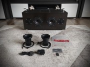 Głośnik przenośny w kolorze drewna wenge (czekoladowy), moc 2X35 W DIY