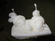 świeczka sojowa bobas poduszka niemowlę sen