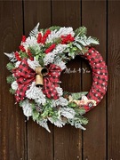 Wianek Boże Narodzenie stroik na drzwi kominek okno 