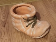 Donnica ceramiczna w kształcie buta