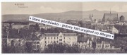 NYSA NEISSE Piękna rozkładana panorama miasta słodownia góry dł. 41cm 1910
