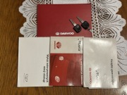 Daewoo Matiz Komplet Instrukcja Obsługa Ksiązka Gwarancyjna Etui Rzadkość !