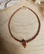 Naszyjnik Choker z Kamieni Piasek Pustyni Hematyt Grot