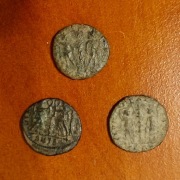 Monety rzymskie III/IV wiek, 3 sztuki
