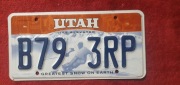 Utah tablica rejestracyjna usa oryginal
