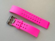 TIMEX 22 mm oryginalny pasek silikonowy różowy, magenta.