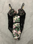 Body gorsetowe w kwiatki Victoria’s Secret