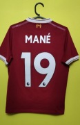 Koszulka   Liverpool FC Home Kit – Sezon 2017/18 – SADIO MANÉ #19  bordowa 