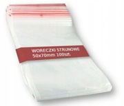 Woreczki strunowe 5cm x 7cm - 100 szt.