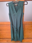 Ciemnozielona sukienka H&M r.36