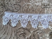 koronka gipiura 99 cm x 8 cm biała Nr 3