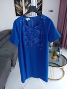 SUKIENKA ELEGANCKA 7XL / 54 WIZYTOWA CHABROWA MA KOMUNIE