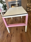 Ikea PAHL biurko różowe