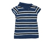 Sweter damski ażurowy, krótki rękaw, r. L, Agatex