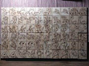 Personalizowane ręcznie wykonane gry memory 