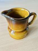 Ceramiczny dzbanuszek do mleka– vintage PRL, lata 70 Tułowice