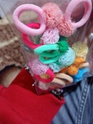 Zestaw gumek i spinek do włosów 