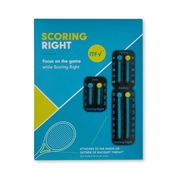 Przenośny licznik punktów do tenisa i padeł zgodna z ITF kolor czarny