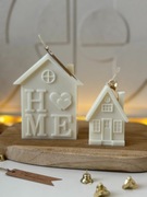 Świeca sojowa zestaw 2szt Home domki prezent | noya