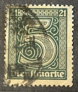 Niemcy Deutsches Reich, znaczek urzędowy (Dienstmarke)