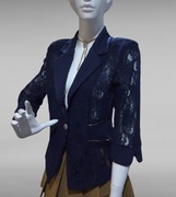 Elegancki koronkowy żakiet - marynarka 