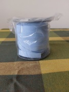 Lamówka bawełniana zaprasowana - kolor jasny niebieski, 58 mb