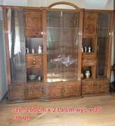 Meblościanka szafa kredens komoda witryna włoska retro