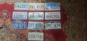 10 tablic rejestracyjnych usa oryginal