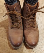 Buty, botki, sztyblety rozm 39 Lasocki skóra